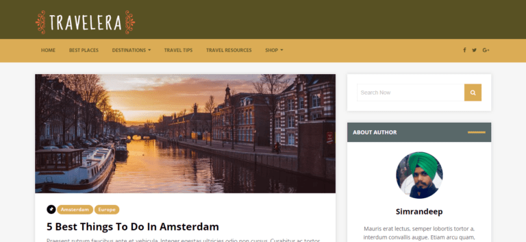 Best WordPress Theme for Travel Blog
