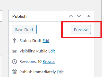 how to preview blog post