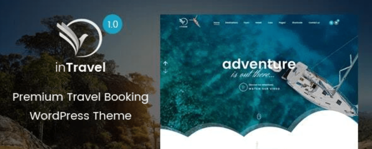 inTravel Travel Booking WordPress Theme