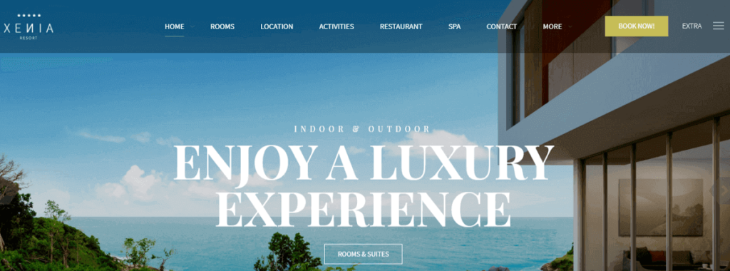 resort WordPress theme