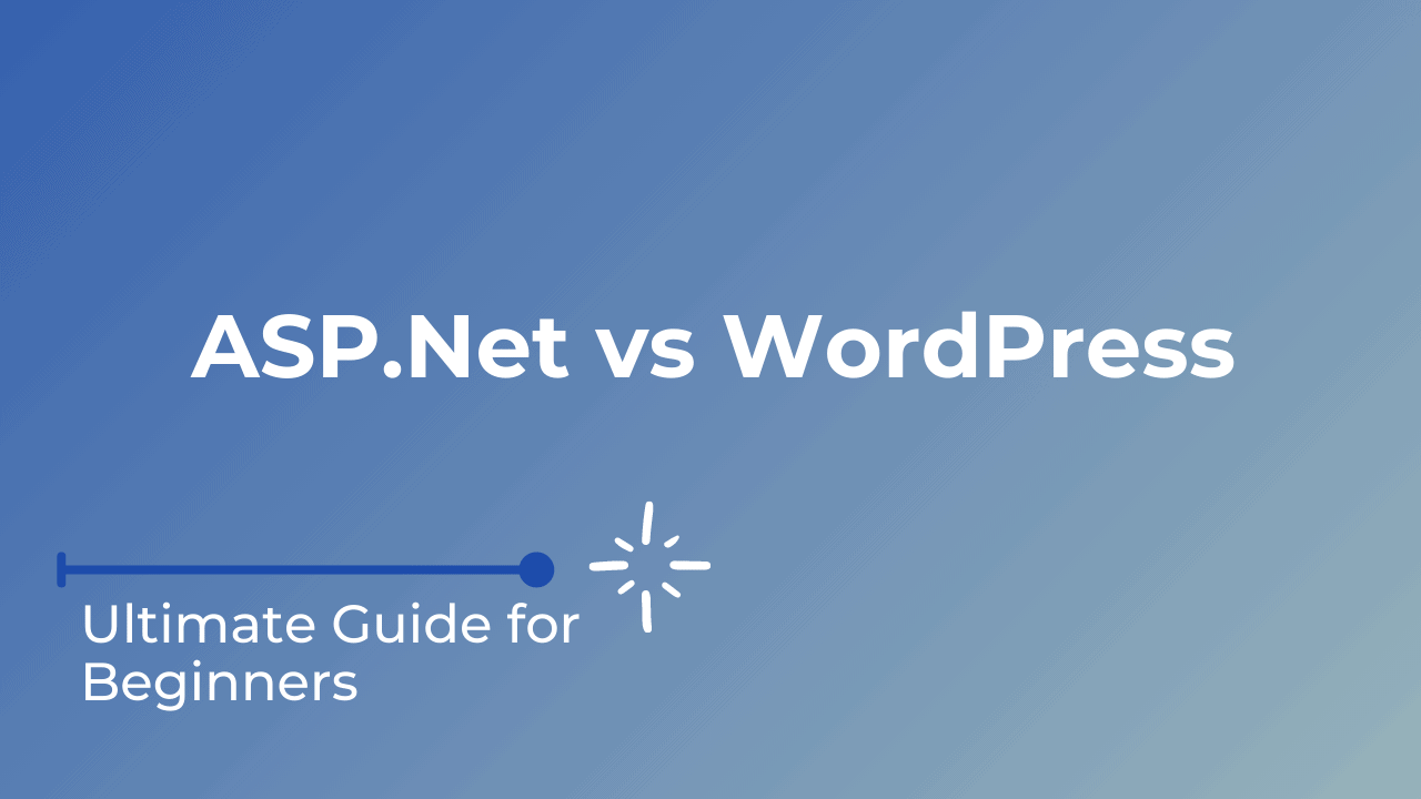 Difference between asp net vs wordpress.